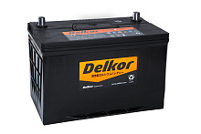 Аккумулятор DELKOR 6СТ- 90 (п.п.) (105D31R) ниж.креп. [д306ш175в225/750] [D31], шт
