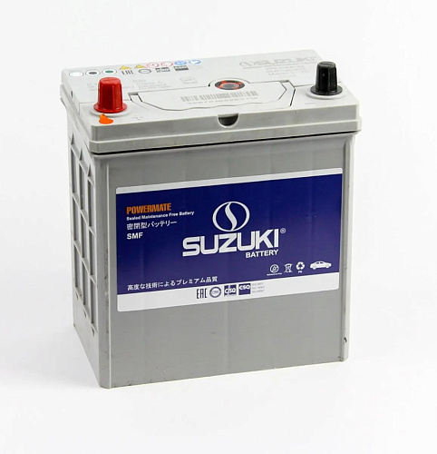 Аккумулятор SUZUKI 6СТ-35.1 (35B20R) тонк.кл.