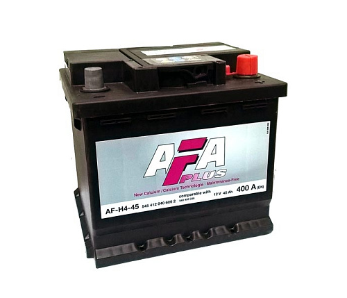 Аккумулятор AFA PLUS  45 А/ч о.п. [д207ш175в190/400]  [L1]