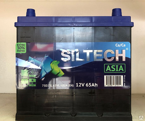 Аккумулятор SILTECH ASIA EFB 6СТ- 65 VL [о.п.] ниж.креп. [д230ш175в225/670CCA] [D23