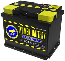 Аккумулятор Тюмень STANDARD 6СТ-60.1 L 