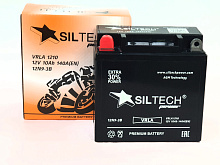  Аккумулятор SILTECH VRLA1210 12V10AH п.п. (12N9-3B) (уп.8 шт) [д137ш76в134/140]