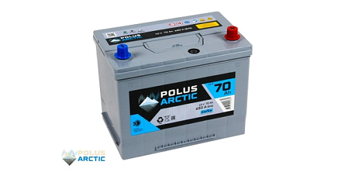 Аккумулятор POLUS ARCTIC 6CT-75.1 (80D26R) бортик