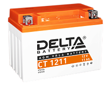 Аккумулятор DELTA СТ-1211 зал п.п (YTZ12S) [д150ш87в110/210]