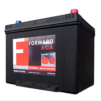 Аккумулятор FORWARD Asia MF  (80D26L) 80 (о.п.) ниж.креп. [д260ш173в225/650CCA] [D26]