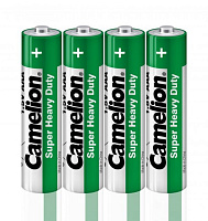 Батарейка солевая тип АА 1,5В 4шт Camelion Super Heavy Duty R6P-SP4G
