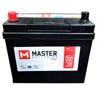 Аккумулятор Master Batteries ASIA 6СТ- 45 (п.п.) (55B24R) тонк.кл. [д238ш129в227/370SAE] [B24]