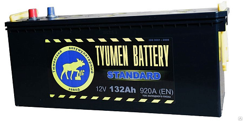 Аккумулятор Тюмень STANDARD 6СТ -132 L евро [д513ш189в230/920]