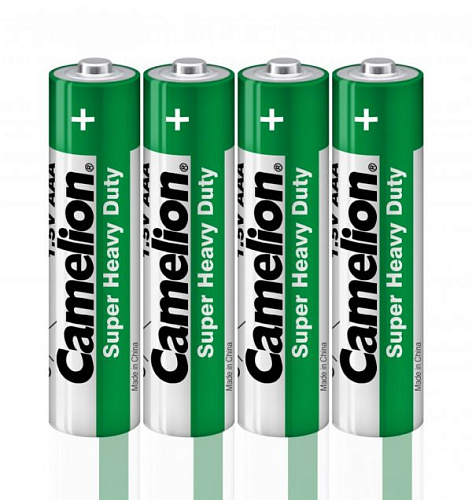 Батарейка солевая тип АА 1,5В 4шт Camelion Super Heavy Duty R6P-SP4G