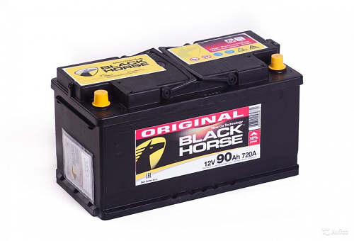 Аккумулятор Black Horse  90 А/ч п.п. [д353ш175в190/720] [L3]