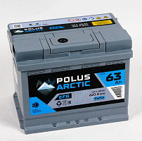 Аккумулятор POLUS ARCTIC EFB 6СТ-63.0