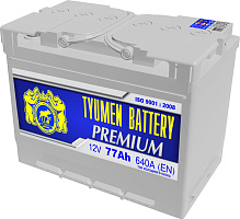 Аккумулятор Тюмень PREMIUM  6СТ -  77 L (п.п) [д278ш175в190/640]