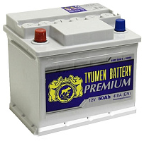 Аккумулятор Тюмень PREMIUM  6СТ -  50 L (п.п) [д206ш175в190/410]
