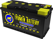 Аккумулятор Тюмень STANDARD 6СТ - 100 L (п.п) [д352ш175в190/790]
