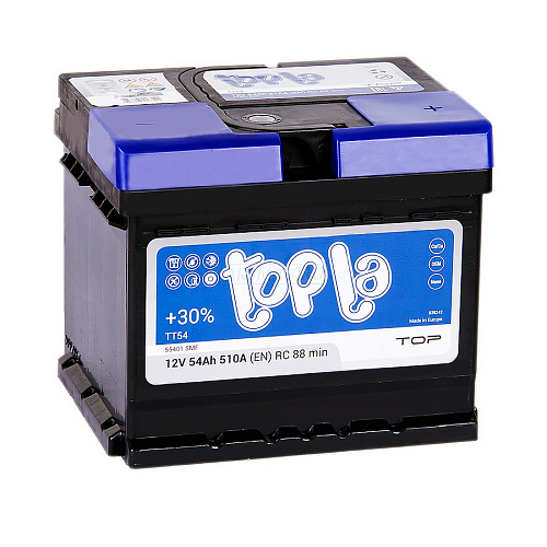 Аккум. батарея TOPLA Top 54Ah+R 118654 TT54 55401 SMF