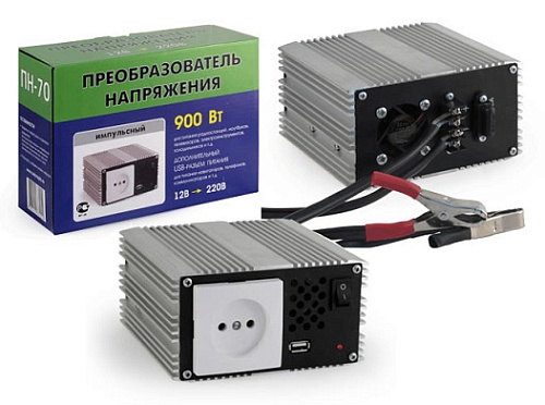 Преобразователь напряжения Орион ПН-70 (12В - 220 В  900 Вт)