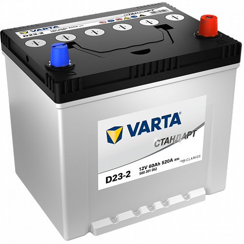 /Аккумулятор Varta Стандарт 6СТ-60.0 (560 301 052) яп.ст/бортик